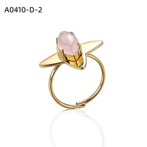 แหวนแฟชั่นประดับ PIEDRA NATURAL A0410 สำหรับผู้หญิง เครื่องประดับคุณภาพสูง - Product Image 2