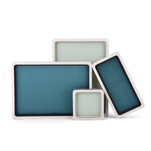 JINSKY Antique Style Jewelry Display Tray <b>Jade</b> Emerald Necklace <b>Bracelet</b> Storage Plate Photography Props - Product Image 5