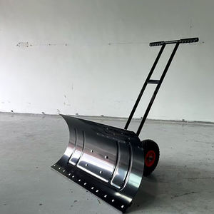 Taşınabilir Kar Temizleme Aleti - 28 İnç Geniş Bıçaklı Hafif Katlanabilir El İtmeli Kar Sökücü Konut Kullanımı İçin - Product Image 3