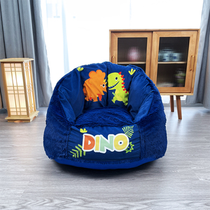 2023 vente chaude impression dinosaure enfants pouf bébé personnalisé en gros pouf chaise coussin chaise pour enfants - Product Image 1