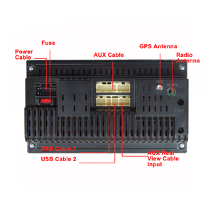 Autoradio Universale <span class=keywords><strong>2</strong></span>+32G con Lettore DVD da 7 Pollici, GPS 2din, Stereo Auto con Schermo Touch, Unità di Testa con Telecamera, MP5 per Auto - Product Image 5