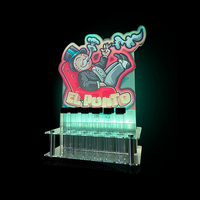 Présentoir de Pré-Rouleau Acrylique Personnalisé pour Tube à Essai avec Joint LED Présentoir Pré-Rouleau en Acrylique