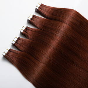 Extensions de cheveux adhésives sans couture à double trame, extensions de cheveux <span class=keywords><strong>Remy</strong></span> vierges à cuticules intactes, extensions de cheveux 100% humains à bandes adhésives - Product Image 5