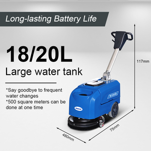 M380B 15in Brush Pad Mini-Boden wäscher Hinter dem faltbaren Griff - Product Image 2