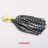 Leurre de pêche artificiel Chatterbait à tête plombée vibrante avec jupe en silicone et lame, poids 7g, 9g, 11g, 13g, 18g, 21g, vente en gros