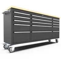 Popüler tarzı hareketli haddeleme toolbox garaj tezgah atölyesi equipmentSteel kombinasyonu takım dolabı