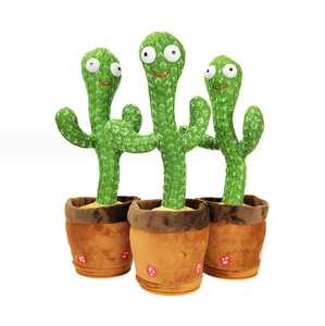 Parler répéter chanter Sunny Cactus jouet 120 pièces chansons danse parler Cactus imitant jouet <span class=keywords><strong>pour</strong></span> bébé - Product Image 1