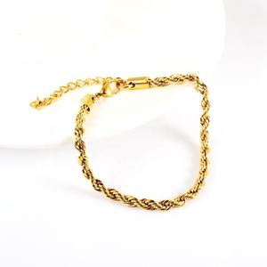 Wholesale Fashion Bracelet Anti-Tarnish Gold Plated Waterproof Stainless Steel Mixed <b>Chain</b> Bracelets PVD Jewelry for Women - Product Image 3