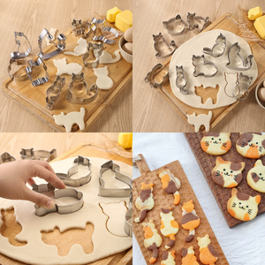 Varias formas Cortadores de galletas <span class=keywords><strong>para</strong></span> <span class=keywords><strong>perros</strong></span> FDA 430 Molde de galletas de acero inoxidable <span class=keywords><strong>para</strong></span> <span class=keywords><strong>perros</strong></span> Gato Golosinas caseras - Product Image 6
