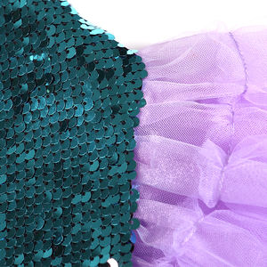 Vestido de Cosplay de Princesa Sereia para Meninas, Fantasia de Natal de TV e Cinema, Vestido de Poliéster para Crianças, Tamanho Personalizado - Product Image 4