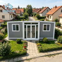 Maison en conteneur préfabriqué extensible de 20 pieds Villa préfabriquée mobile préfabriquée Maison en conteneur Maison pliante