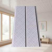 Panneau de plafond en PVC ignifuge populaire pour la décoration de la maison, des centres commerciaux et des appartements