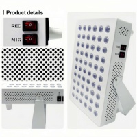 Panel de Terapia de Luz Roja LED Profesional AZURE para Uso Doméstico, Belleza Facial, Cuidado de la Piel en Rostro, Cabeza y Manos con US IT AL300 25121211