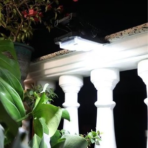Solar Powered Wall Light Led With Sensor Waterproof Outdoor Indoor Fence Courtyard Clip Light Yx 528cob 6 4 Model - Product Image 2