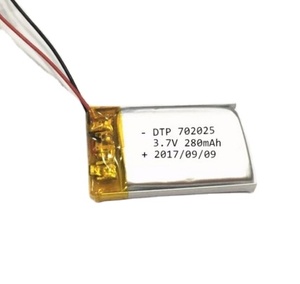 Batería de Iones de Litio 702025 de 280 mAh y 3.7 V para Dispositivos Electrónicos, Recargable, de Polímero, Alta Capacidad de Fábrica - Product Image 1