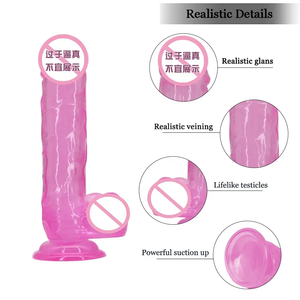 大人の大人のおもちゃカラフルな巨大で現実的なディルド男性と女性のためのスラスティングショップのディルドの大規模なコレクション - Product Image 2