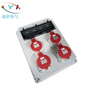 Caja de plástico abs de alta calidad para enchufes de red, caja de distribución de enchufes a prueba de agua con interruptor de aire ip66