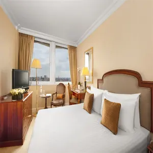 Oluşturma otel mobilya Lancaster londra otel klasik tarzı kiraz katı ahşap yatak odası mobilyası otel için