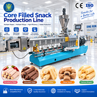 Machine extrudeuse automatique de snacks au maïs fourrés pour la production de snacks soufflés en forme de coussin - Fournisseur d'équipements pour lignes de production