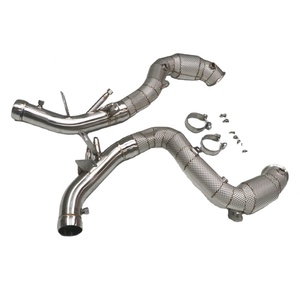 Collecteur d'échappement droit haute performance pour Mercedes-Benz E63AMG W213 4.0T 2016+ en acier inoxydable 304 - Product Image 1