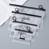 Personnalisable Ziplock PE Pull-Tab Sac pour Bijoux Vêtements Intimes Stockage Oiseau Transparent Conception pour Boucles D'oreilles Emballage