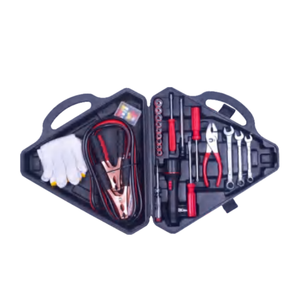 Kit d'outils d'urgence pour voiture, évasion routière, sauvetage, déverrouillage, marteau de sécurité, brise-vitre, déverrouillage de porte, câble de démarrage, booster de démarrage, vente chaude - Product Image 2