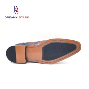 Chaussures en cuir vieilli faites à la main, couleur marron rétro, à lacets, avec une touche d'élégance professionnelle raffinée - Product Image 5