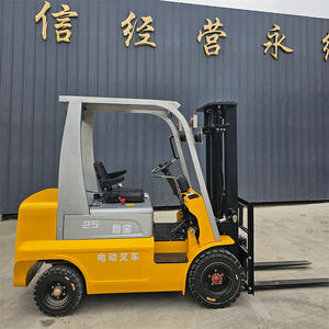 Carretilla elevadora eléctrica autocargable apiladora de palets para terrenos difíciles de alta calidad al por mayor - Product Image 2