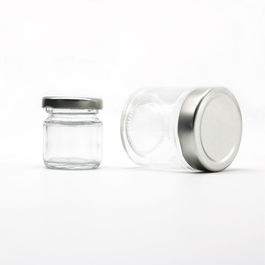 Pot en verre cylindrique personnalisé avec logo, 25 ml, 35 ml, 100 ml, pour la cuisine, le stockage alimentaire, mini pot à confiture, miel, avec bouchon à vis - Product Image 5