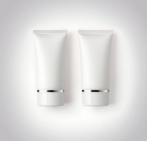 Tùy chỉnh Bạc rửa mặt sang trọng rỗng Kem dưỡng ẩm chăm sóc da tay kem lotion mềm ống mỹ phẩm bao bì - Product Image 2