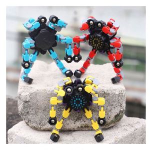 Juguete Antiestrés Nuevo y Increíble, Fidget Spinner 3D, Mecánico, de Metal y Plástico, Transformable, Unisex 2022 - Product Image 1
