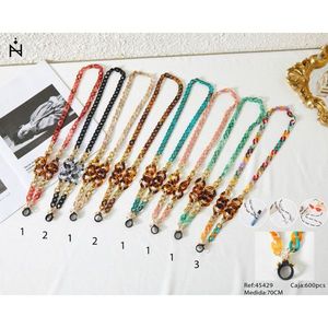 Catena di plastica con chiusura a tre maglie, 70 cm, per occhiali, catena per occhiali - Product Image 1