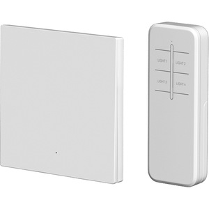 Smart Wireless <b>Remote</b> <b>Control</b> <b>Switch</b> 220V Dual <b>Control</b> For Household <b>Lighting</b> Panel With Receiver And Battery Powered - Product Image 1