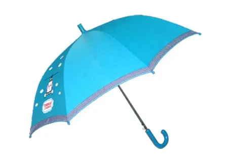 Ombrelli colorati stampati personalizzati all'ingrosso per bambini piccoli per gli studenti della scuola pioggia dritto per bambini ombrelli
