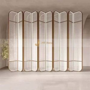 ANN5189 Custom Durable Printed Modern Coated Stainless Steel <b>Decorative</b> Multi-Functional <b>Screen</b> Partition Elegant Design Premium - Product Image 5