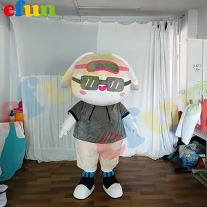 Efun MOQ 1 PC Custom Cartoon Plush Rabbit Mascot costume Adult Walking animal Clothing Halloween Easter Rabbit for sale