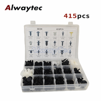 Kit de clips de fixation automatique 240/350/415pc rivet de goupille de retenue à vis mixte pour voiture trou d'aile pare-chocs garniture de porte panneau pare-brise