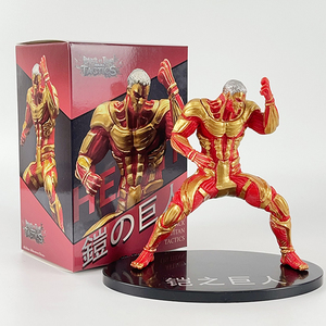 Figurines d'action en PVC de l'anime Attack on Titan, style militaire, le Titan blindé et le Titan marteau de guerre, pour la décoration - Product Image 1