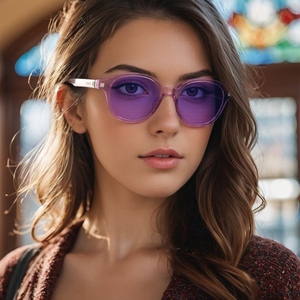 Lunettes de soleil magnétiques 2-en-1 à clipser, monture carrée en TR90, <span class=keywords><strong>verres</strong></span> polarisés, pour femmes, compatibles avec les <span class=keywords><strong>verres</strong></span> correcteurs - Product Image 1