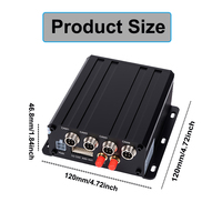 MDVR Industrial OEM ODM de 4 Canales con Vista Previa de Pantalla Completa, Codificación H.265, 4G WiFi, GPS y Plataforma JT808 Opcionales