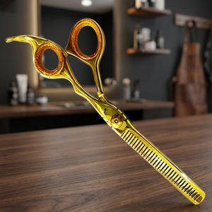 ASAP กรรไกรตัดบางสแตนเลสสีโรสโกลด์เครื่องมือตัดผม - Product Image 1