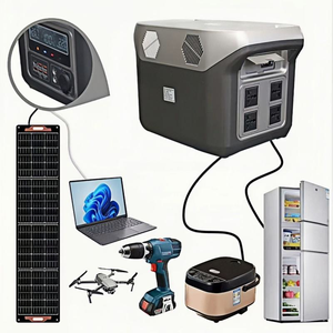 Fábrica de China 25,2 V batería de fosfato de hierro y litio energía solar generador portátil estación de energía con panel solar incorporado - Product Image 1