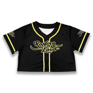 Maillot de baseball court personnalisé pour femmes Maillot de baseball hip-hop personnalisé à la mode - Product Image 2