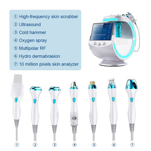 Machine de nettoyage du visage 7 <span class=keywords><strong>en</strong></span> 1 Dermabrasion H2O2 2025, machine de soin de la peau du visage, machine de beauté, machine à oxygène pour le visage - Product Image 2