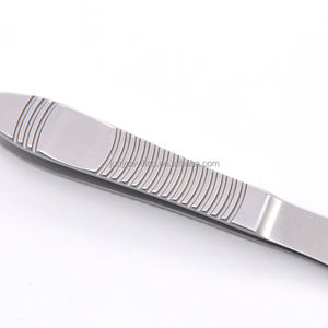 Gillies dişli diseksiyon forsepsi paslanmaz çelik manuel 12.5cm 0.8mm tıbbi - Product Image 3