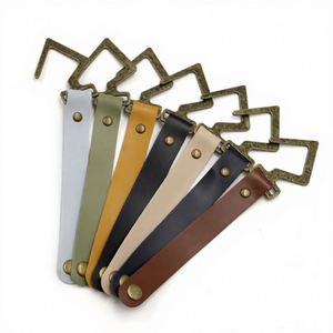 Multifunctional Wall Hanging Hooks PU Leather Hanger Strap Camping Hooks for Hanging - Product Image 1