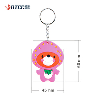 Akses kontrol 1-5cm jarak baca gantungan kunci desain lucu RFID Keyfob