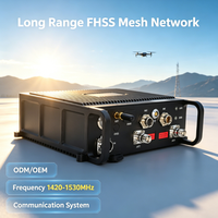 Wireless Communication Mesh Radio Base Station FHSS IP Network Vtol Drone with Remote Control for Advanced Security Solutions
