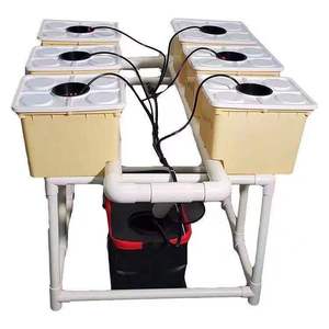 Bacino di coltivazione olandese ABS idroponico coperchio in plastica e pentola a <span class=keywords><strong>rete</strong></span> <span class=keywords><strong>con</strong></span> 4 fori sistema di irrigazione a risparmio idrico per uso domestico e giardino - Product Image 2