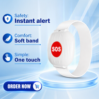Bouton SOS WIFI Wale Tuya, bouton de panique étanche, fonctionne avec l'application d'urgence, rappel sonore plus fort pour l'utilisateur